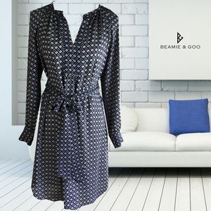 NEW LIST Banana Republic Career Lined Belt Dress 8